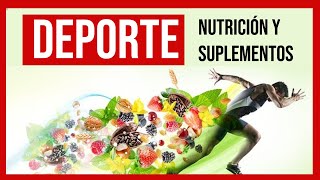 NUTRICIÓN DEPORTIVA INTEGRATIVA y SUPLEMENTACIÓN básica 🏃🏃‍♀️🏋🚴‍♀️ [upl. by Vincenz]