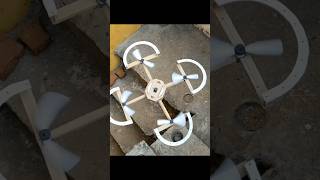 How to make Quadcopter Drone from cardboard short viral project video [upl. by Ikkin]