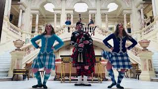 Roddy and dancers perform a highland fling [upl. by Helfant623]