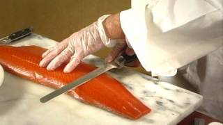 Slicing Smoked Salmon [upl. by Jenine300]