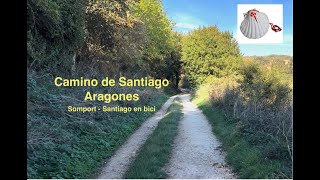 4k Camino de Santiago en bici Ruta Aragonesa 17 Etapas Somport  Santiago Octubre 2023 [upl. by Waldon235]