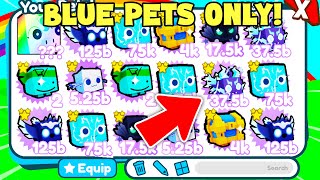 i traded ONLY BLUE PETS Pet simulator x [upl. by Mcilroy]