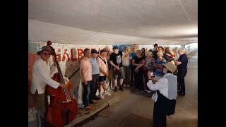 1Bremer Ukulelenorchester und The Yankees HALBSTARK live im Mäusetunnel BremenWalle [upl. by Gaal931]