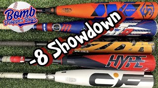 quot8 SHOWDOWNquot Demarini Zoa CF Marucci CAT9 Composite Easton ADV Hype LS Meta USSSA bat review [upl. by Lanette656]