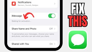 How To Fix iMessage Stuck On Waiting For Activation [upl. by Secilu]