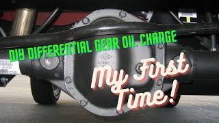 Differential Gear Oil Change 2014 Jeep Wrangler JK [upl. by Rhynd]