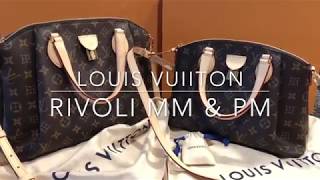 Louis Vuitton Rivoli MM amp PM [upl. by Ennovart]