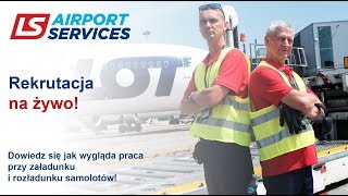 Praca na lotnisku  obsługa naziemna samolotów  LS Airport Services [upl. by Acnalb791]