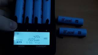 LiIon INR1865033C OJBK  Discharge 0 5A Liitokala Lii 500 1500 mAh [upl. by Namlak]