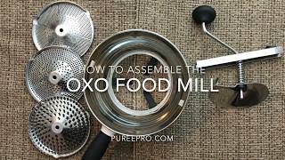 How to assemble the OXO food mill [upl. by Aihsat]