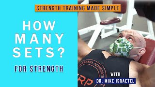 How Many Sets Should You Do  Strength Training Made Simple 6 [upl. by Aicilav]