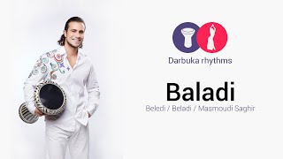 Baladi Beledi Beladi Masmoudi Saghir  Darbuka Rhythms 2 [upl. by Hembree]