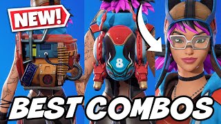 BEST COMBOS FOR NEW RENEGADE LYNX SKIN DEFAULT STYLE  Fortnite [upl. by Damal]