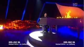 Ralf Gyllenhammar  Bed on fire HD Melodifestivalen 2013 [upl. by Nilsoj500]