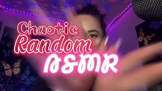 ASMR Random amp Chaotic taps scratching amphands fast aggressive [upl. by Perusse]