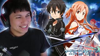 First Time Reacting to SWORD ART ONLINE Openings 19  Opening Reaction [upl. by Anura]