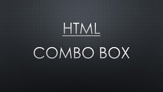 HTML In Urdu 09  Creating ComboBox or DropdownList [upl. by Aytnahs329]