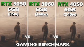 RTX 4050 140w vs 3060 140w vs 3050 6GB 95w Gaming Test  Acer Nitro 5 vs Lenovo LOQ [upl. by Jaimie]