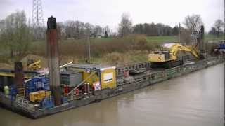 Wasserbau an der Ems bei Papenburg Teil 3 [upl. by Zeph560]