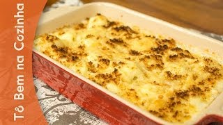 GRATINADO DE COUVEFLOR  Receita de couveflor gratinada Episódio 42 [upl. by Amehr947]