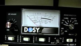 Dosy TC4001 P SWR Watt Modulation CB Meter Overview [upl. by Eedrahc]