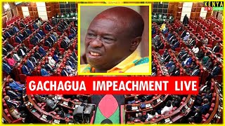 LIVE PARLIAMENT  Gachagua impeachment motion Debate in National Assembly [upl. by Ennayoj416]