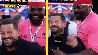 Derek Chisora GATECRASHES Spencer Oliver amp Gives Him A SHOCK During LIVE AJ Dubois Preview 😂 [upl. by Layney]