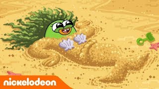 Breadwinners  Dia de praia  Nickelodeon em Português [upl. by Jehiah985]