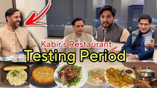 Kabir’s Restaurant Peshawar Testing PeriodTahir khanKaran khanHammadkhan Vlogs [upl. by Fineman953]