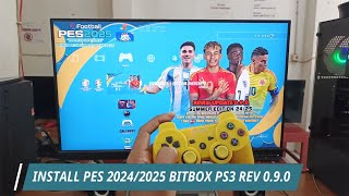 INSTALL PES 20242025 BITBOX PS3 REV 090 [upl. by Ettevy]