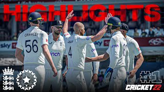 England DOMINATES India on Day 1 Despite Rahane amp Gills Efforts  Cricket 22 Test Match at Lords [upl. by Aisila]