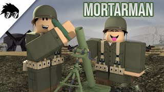 Roblox D Day Gameplay  Mortarman Gamepass [upl. by Tinaret449]