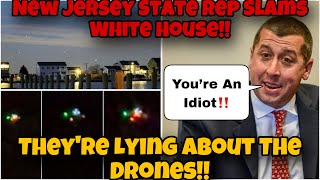 WOW New Jersey State Rep SLAMS White House For LYING About Drones INVADING America [upl. by Nyladnek]