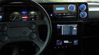 VW Golf MK2 Tablet Radio Audio Sound Installation [upl. by Chema]