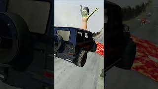 Black Gelandewagen Crash on Ramp  BeamNG Drive [upl. by Buckingham466]