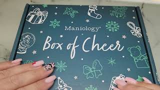 Maniology Box of Cheer Unboxing [upl. by Meri]