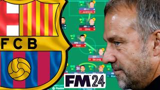 Flicks Barcelona Tactic that DOMINATED Real Madrid  Football Manager [upl. by Dlnaod]