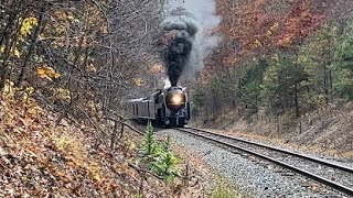 NampW 611 climbing on this gorgeous Fall day [upl. by Galen683]