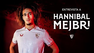 Hannibal Mejbris first interview as a Sevilla player [upl. by Fleck]