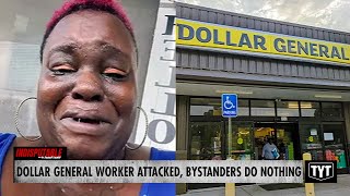 Customer STOMPS Black Worker With SteelToe Boots Bystanders Do Nothing [upl. by Delfine]