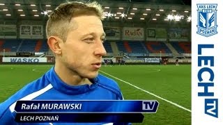 Piłkarze po meczu Piast Gliwice  Lech Poznań 03 15042013 [upl. by Noe]