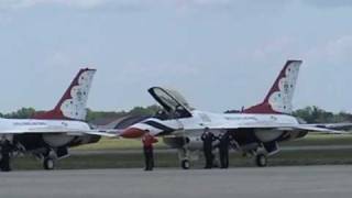 2005 Andrews AFB Airshow  USAF Thunderbirds Part 1 [upl. by Gnidleif]