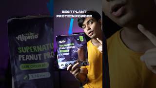 Best Plant Protein Powder in India  Alpino Peanut Protein Review [upl. by Ailatan]