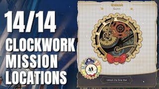 ALL 1414 Clockwork Mission Locations  v20 Honkai Star Rail Guide [upl. by Haywood]