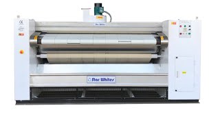 Roller heated flatwork ironer for hotels and hospital 9848831777bed sheet ironing [upl. by Idona]