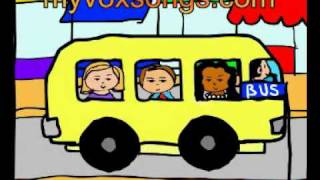 The Wheels on the Bus  Nursery Rhymes and Childrens Songs [upl. by Barabas754]