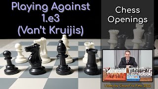 Playing Against 1e3 Vant Kruijis Opening [upl. by Toomay]