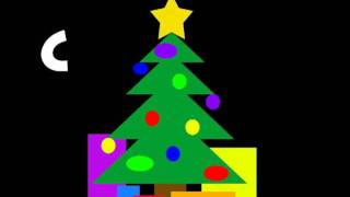 Christmas Tree  Learn Shapes and The Word Christmas Tree [upl. by Entirb693]