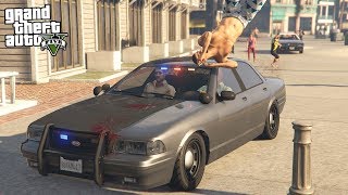 GTA 5 MODS LSPDFR 42  CAUGHT STEALING A POLICE CAR  HIGHSPEED CHASE GTA 5 Mods [upl. by Berck]