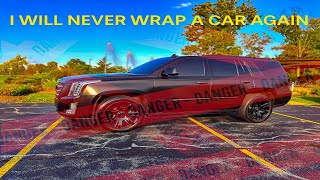 Why Ill never full wrap a car again  first time driving RAM 1500 vlog [upl. by Kenji875]